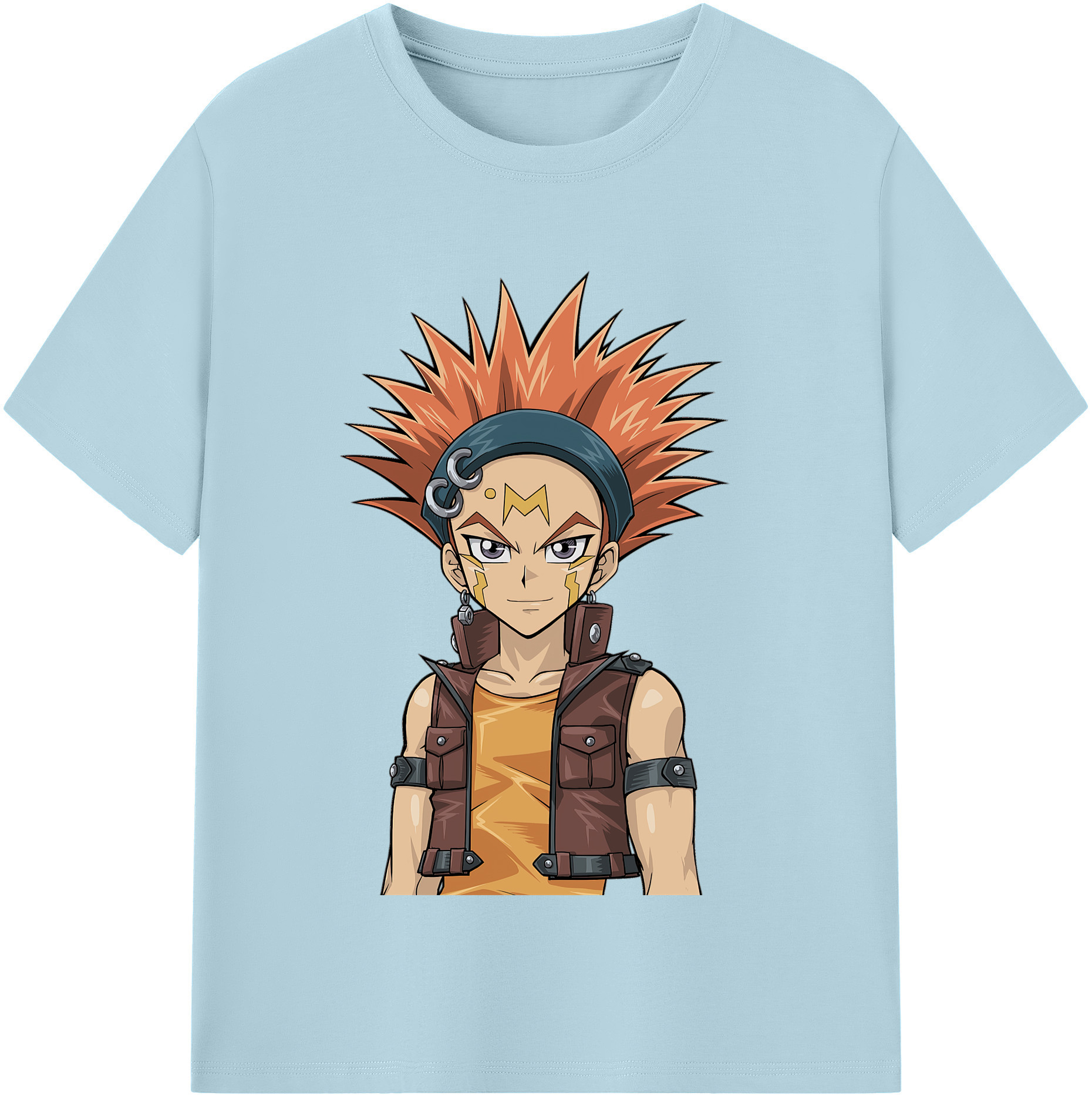 （画像用） 遊☆戯☆王 Yu-Gi-Oh! 綿100％半袖Tシャツ（フロントプリント）